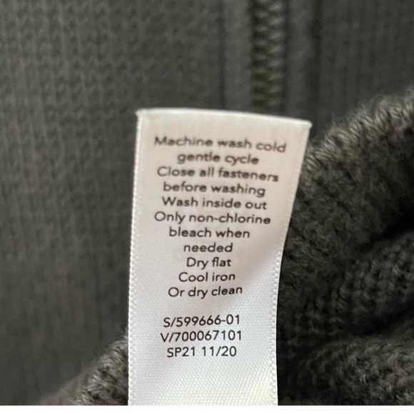 Athleta Aurora Dolman Zip Sweater Green Plus Size M - Picture 8 of 8